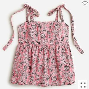J.Crew Tie-Shoulder Tank Top